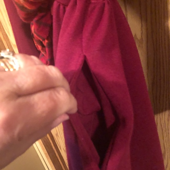 Plus Size Image Dress in Burgandy - Picture 4 of 6